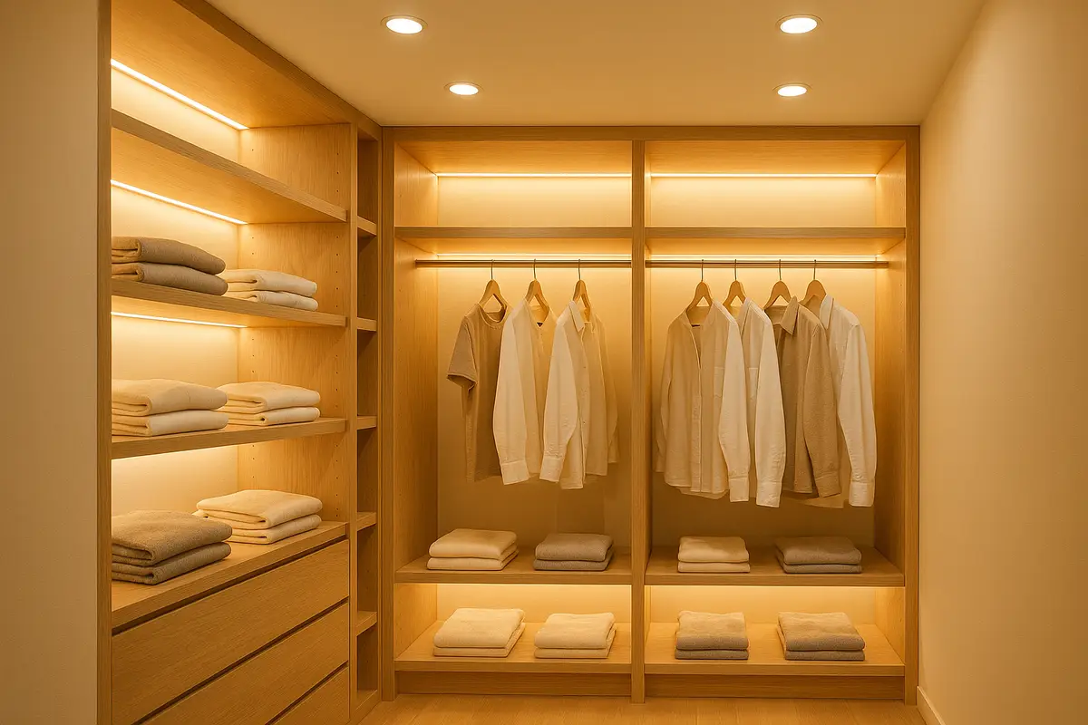 How Closet Lighting Changes the Feel and Functionality of Your Space