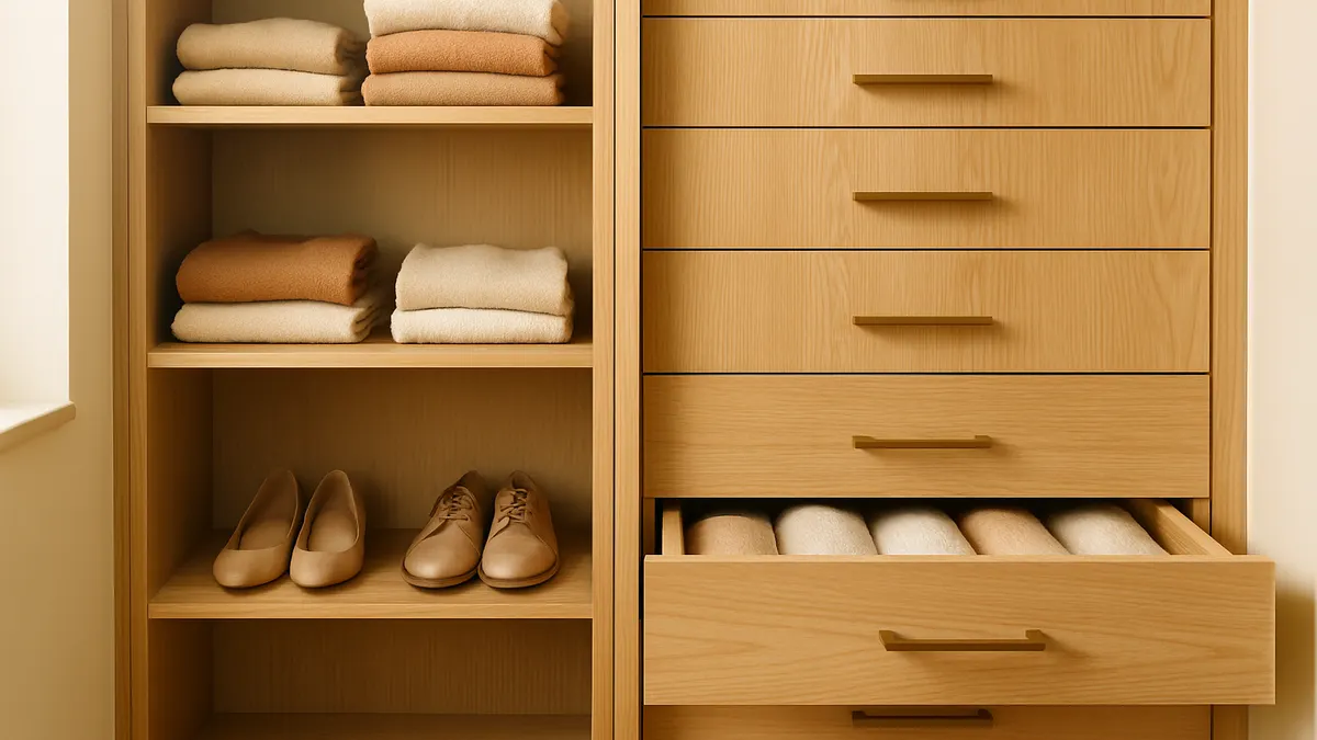 Open Shelving vs Drawers: Which Is Better for a Custom Closet?