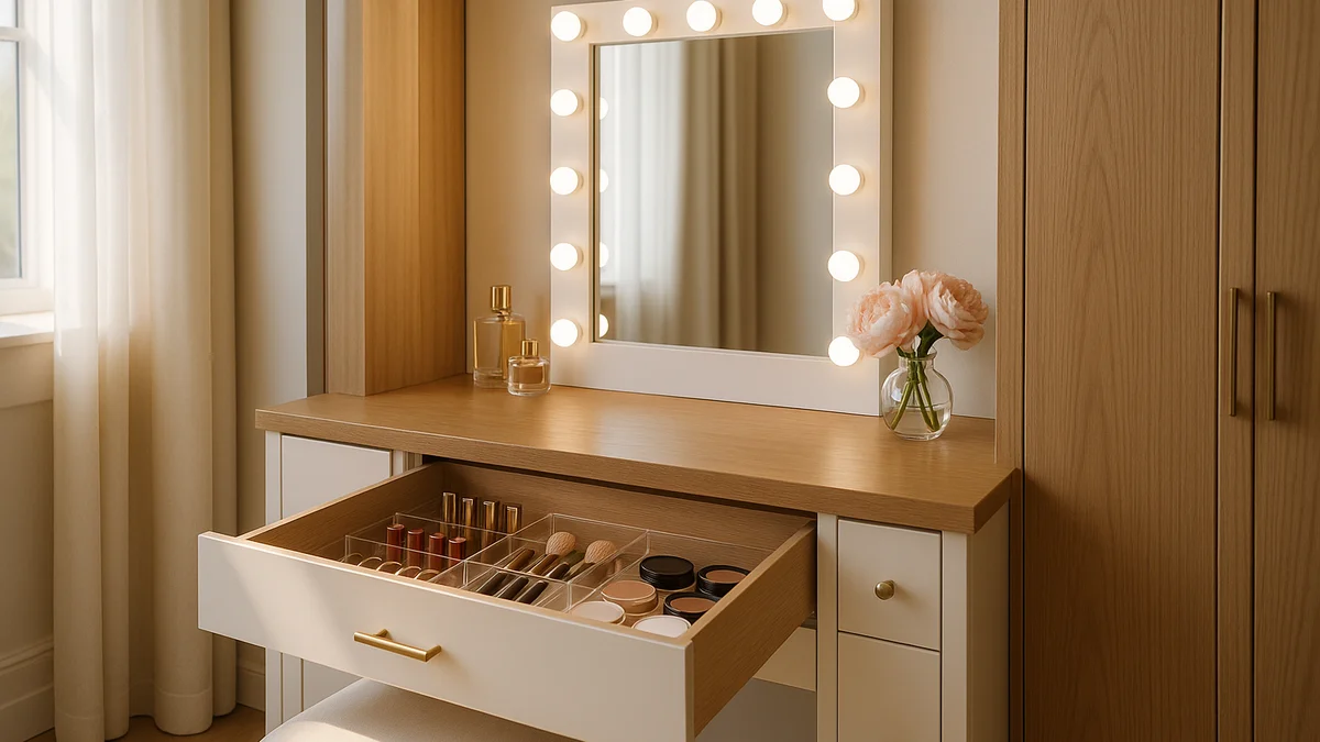 Makeup Area & Vanity Organization Ideas for a Stylish Space
